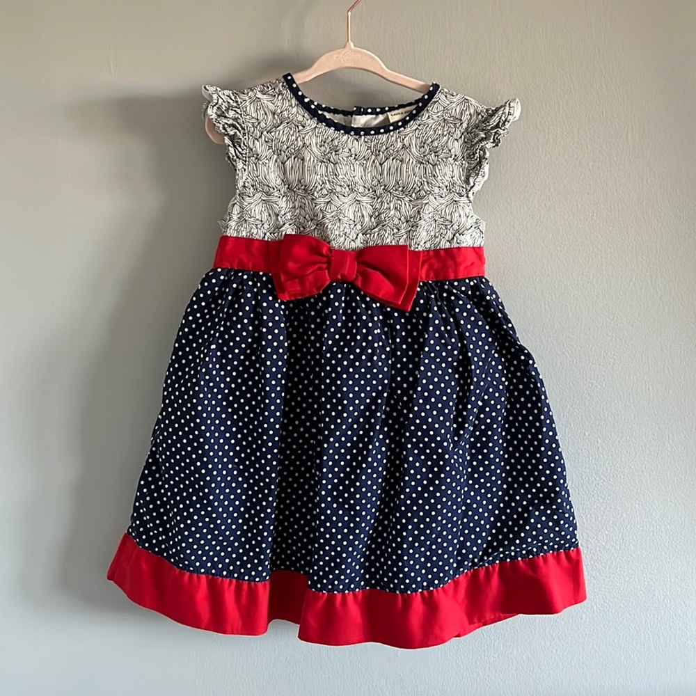 Vintage Laura Ashley Spring Dress - Size 4